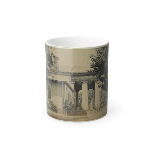 Arlington House, June 29, 1864. Former Residence of Rebel Gen. Robert E. Lee (U.S. Civil War) Color Changing Coffee Mug 11oz Default Title 11oz - Go Mug Yourself