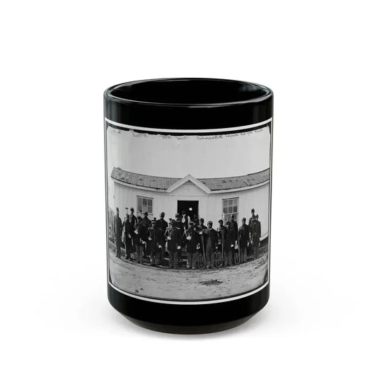 Arlington, Va. Band Of 107th U.S. Colored Infantry At Fort Corcoran (U.S. Civil War) Black Coffee Mug 15oz - Go Mug Yourself