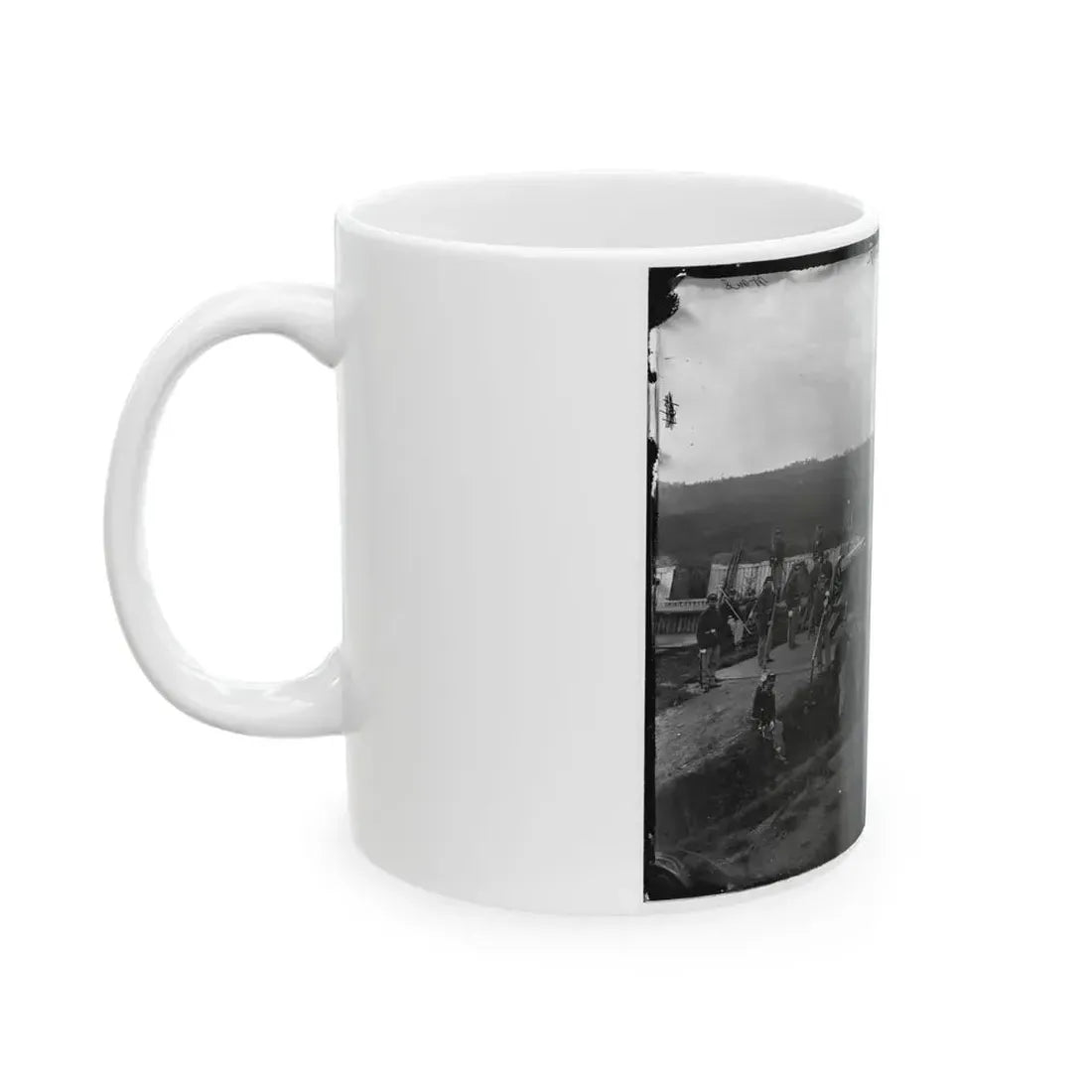 Arlington, Va. Company F, 2d New York Artillery At Fort C.F. Smith (U.S. Civil War) White Coffee Mug - Go Mug Yourself