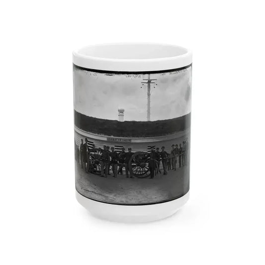 Arlington, Va. Gun Crew Of Company K, 2d New York Artillery, In Fort C.F. Smith (U.S. Civil War) White Coffee Mug 15oz - Go Mug Yourself