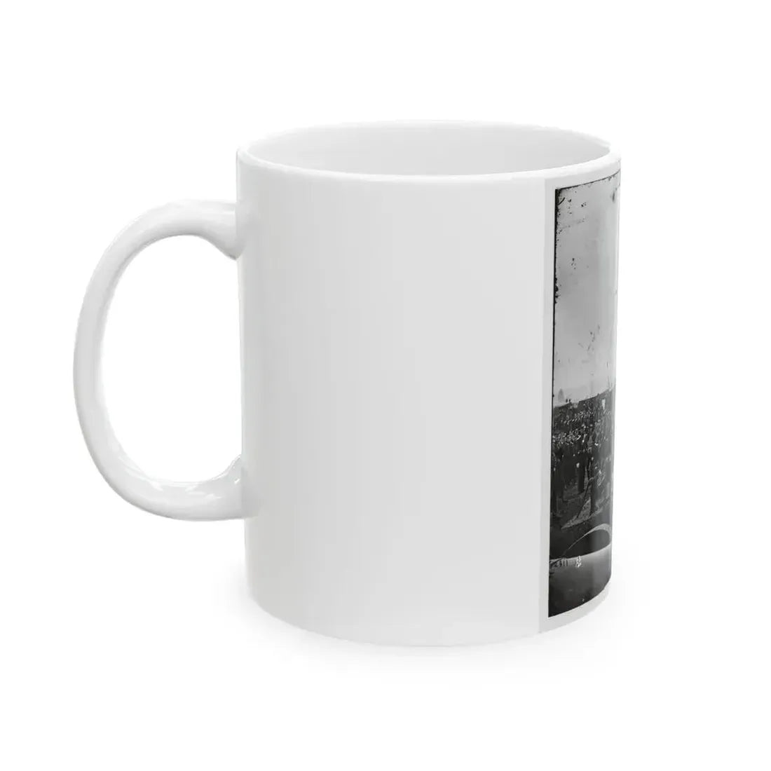 Arlington, Va. Guns And Gun-Crews Of Fort Richardson (U.S. Civil War) White Coffee Mug - Go Mug Yourself