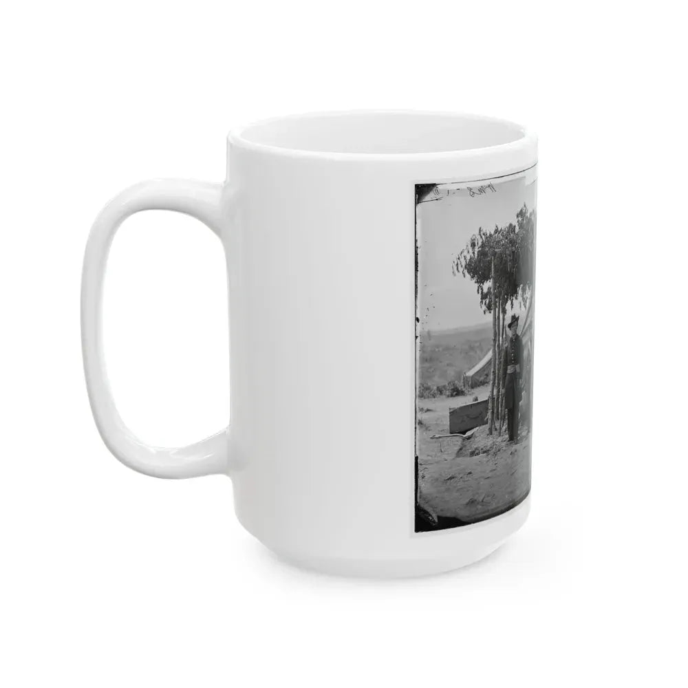 Arlington, Va. Officers Of Company F, 2d New York Artillery At Fort C.F. Smith (U.S. Civil War) White Coffee Mug - Go Mug Yourself