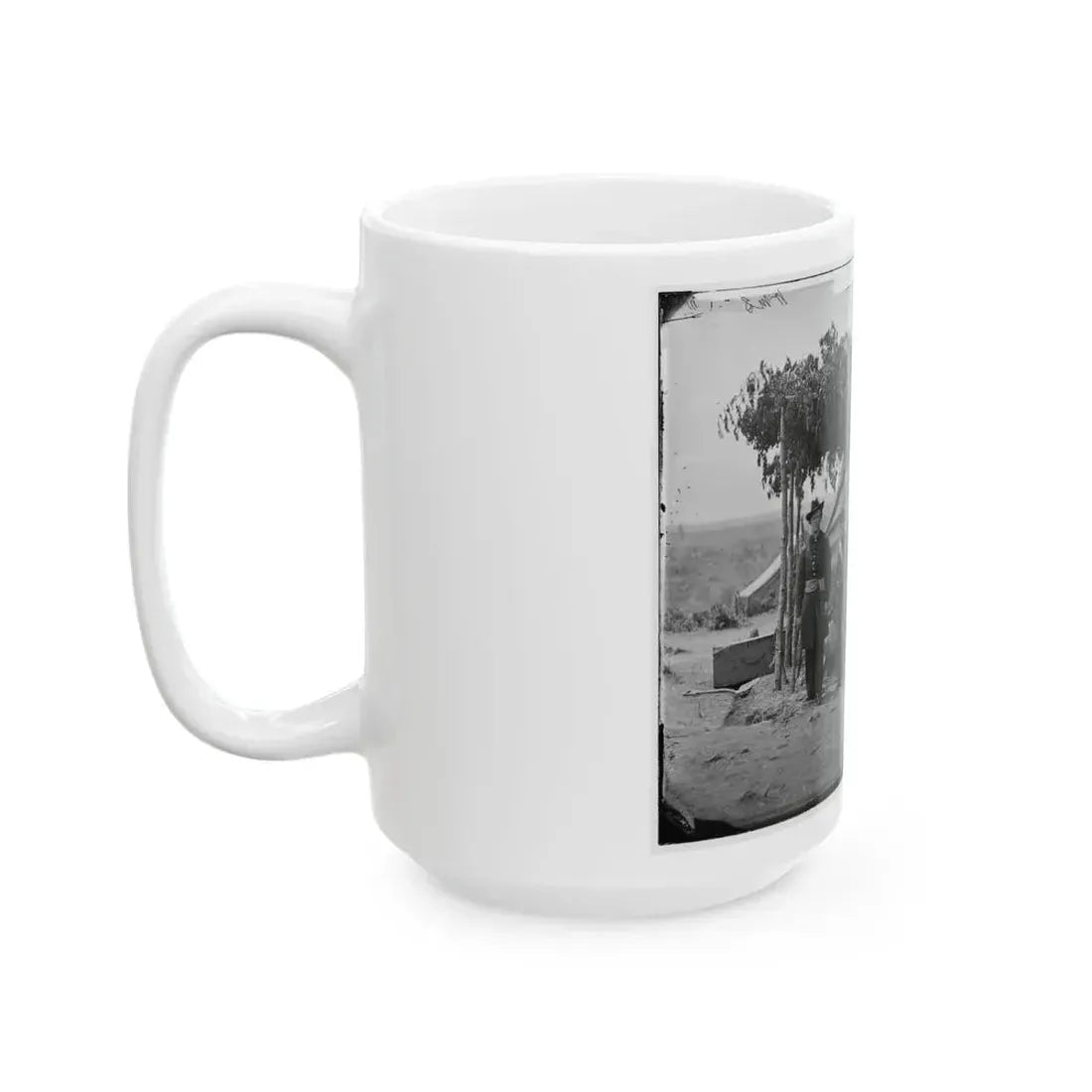 Arlington, Va. Officers Of Company F, 2d New York Artillery At Fort C.F. Smith (U.S. Civil War) White Coffee Mug - Go Mug Yourself
