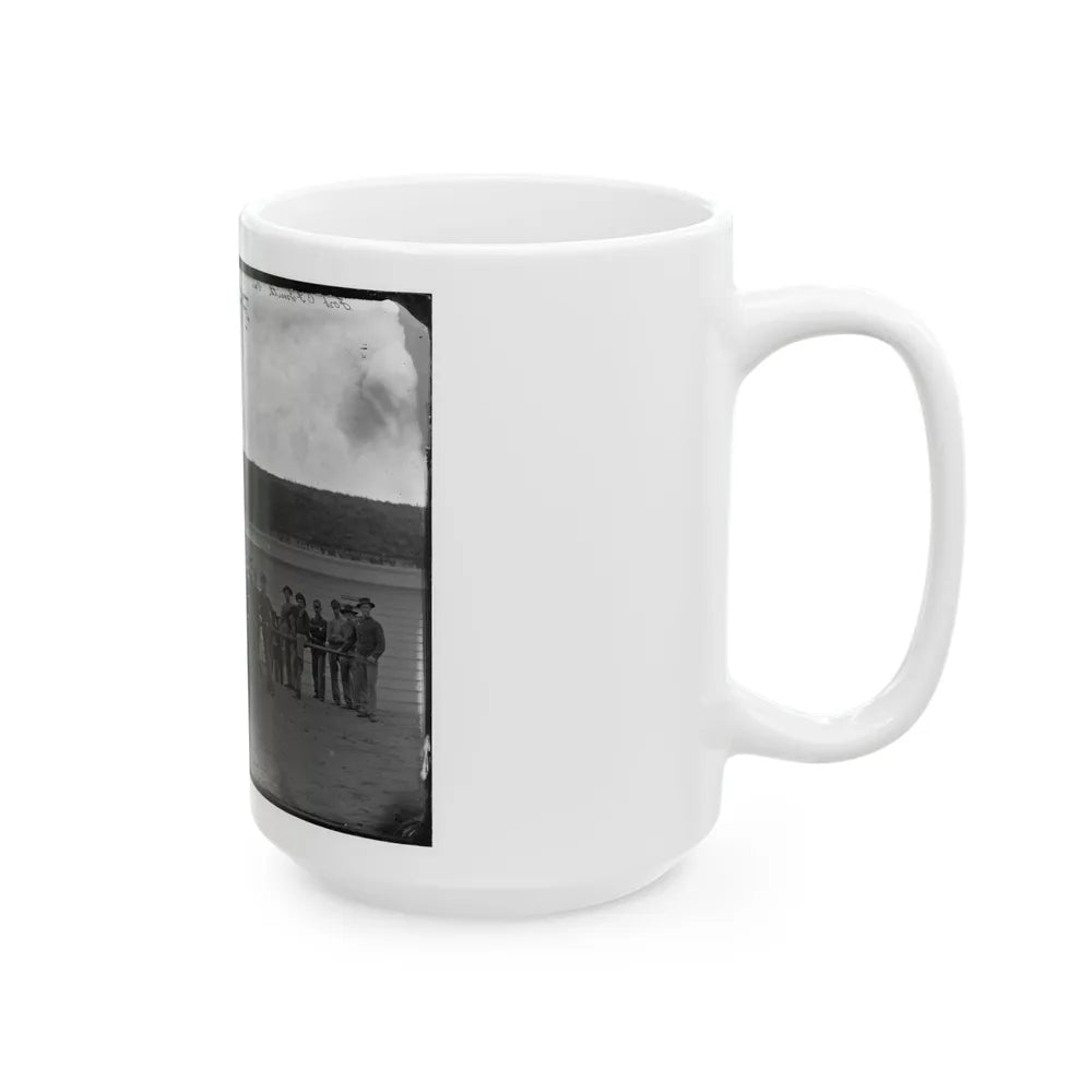 Arlington, Va. Gun Crew Of Company K, 2d New York Artillery, In Fort C.F. Smith (U.S. Civil War) White Coffee Mug-Go Mug Yourself