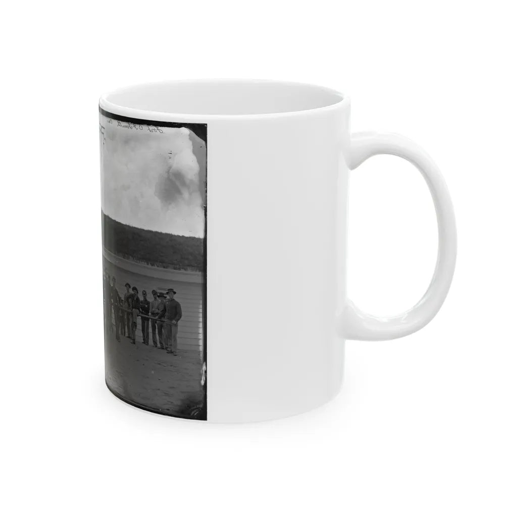Arlington, Va. Gun Crew Of Company K, 2d New York Artillery, In Fort C.F. Smith (U.S. Civil War) White Coffee Mug-Go Mug Yourself