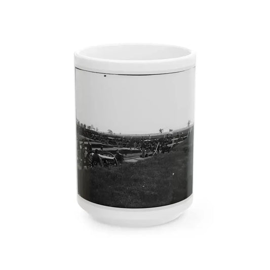 Arlington, Virginia. Batteries In Fort No. 2 Fort Whipple (U.S. Civil War) White Coffee Mug 15oz - Go Mug Yourself