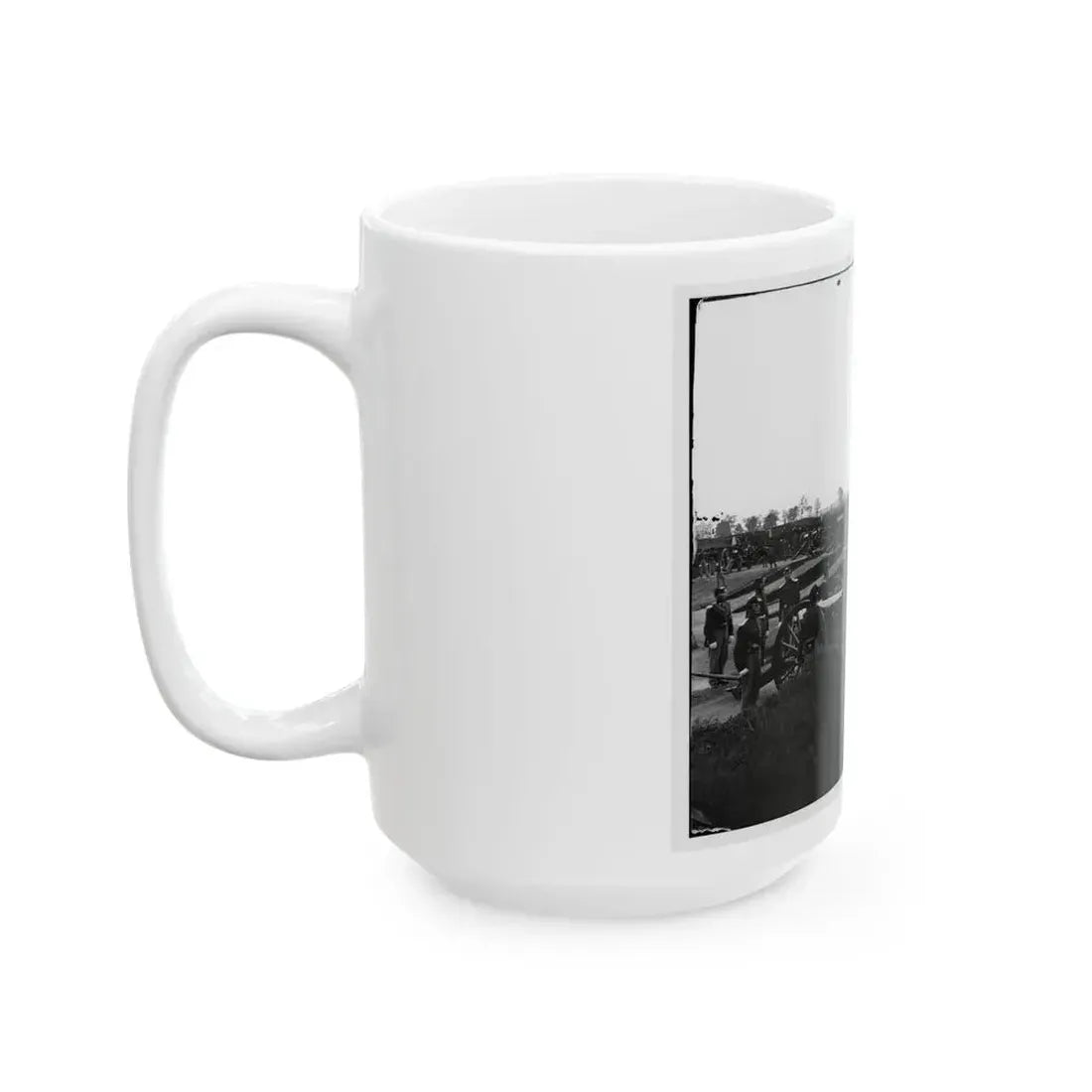 Arlington, Virginia. Batteries In Fort No. 2 Fort Whipple (U.S. Civil War) White Coffee Mug - Go Mug Yourself