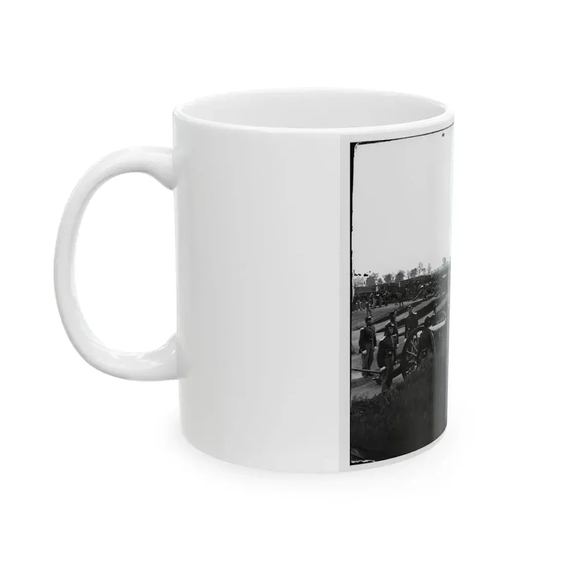 Arlington, Virginia. Batteries In Fort No. 2 Fort Whipple (U.S. Civil War) White Coffee Mug - Go Mug Yourself