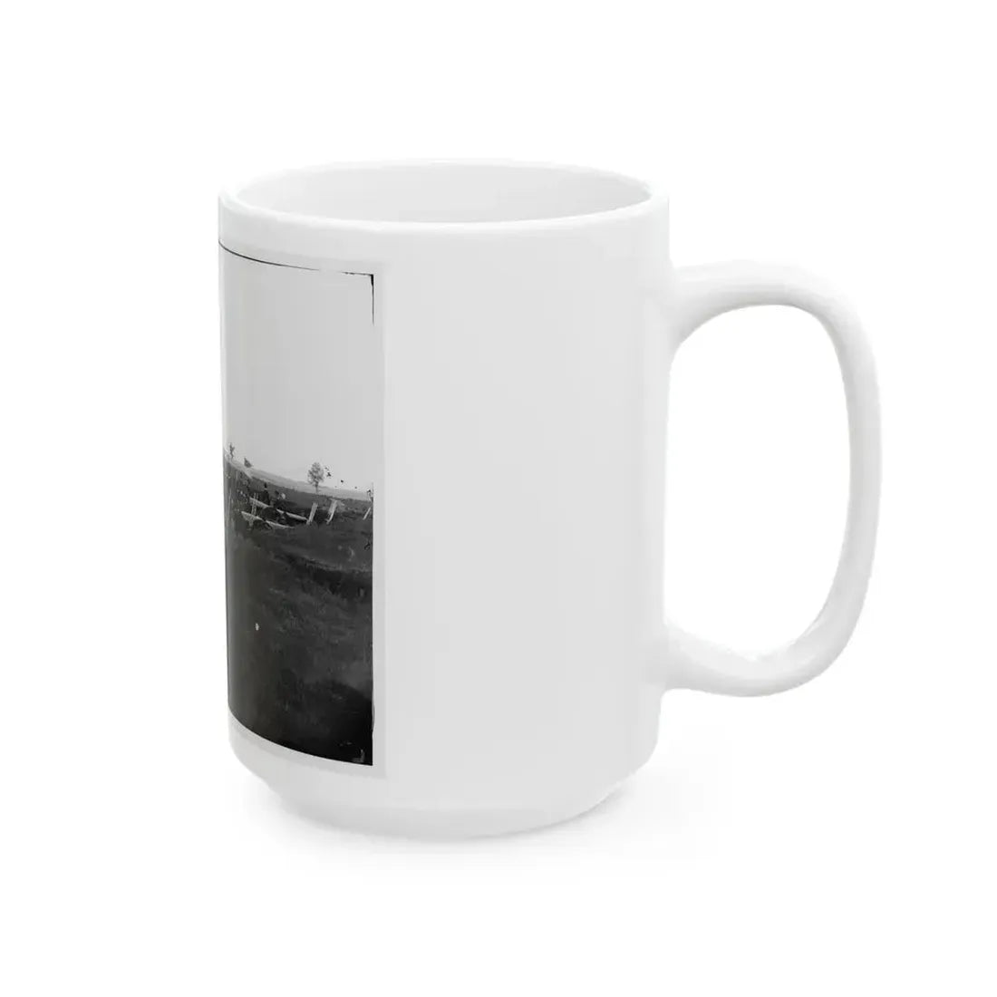 Arlington, Virginia. Batteries In Fort No. 2 Fort Whipple (U.S. Civil War) White Coffee Mug - Go Mug Yourself
