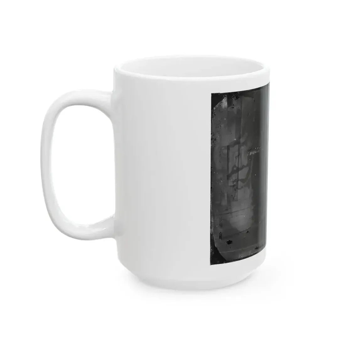 Arlington, Virginia. Gen. Samuel P. Heintzleman And Staff On Portico Of Arlington House (U.S. Civil War) White Coffee Mug - Go Mug Yourself