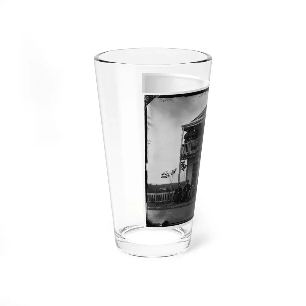 Arlington, Virginia. Officers Of Companies K & L, 2d New York Heavy Artillery At Fort C.F. Smith (U.S. Civil War) Pint Glass 16oz - Go Mug Yourself