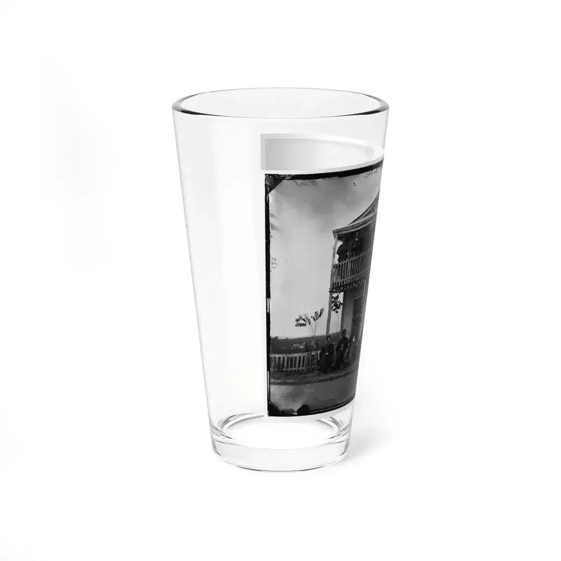 Arlington, Virginia. Officers Of Companies K & L, 2d New York Heavy Artillery At Fort C.F. Smith (U.S. Civil War) Pint Glass 16oz - Go Mug Yourself