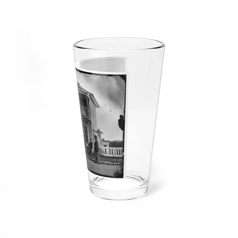 Arlington, Virginia. Officers Of Companies K & L, 2d New York Heavy Artillery At Fort C.F. Smith (U.S. Civil War) Pint Glass 16oz - Go Mug Yourself