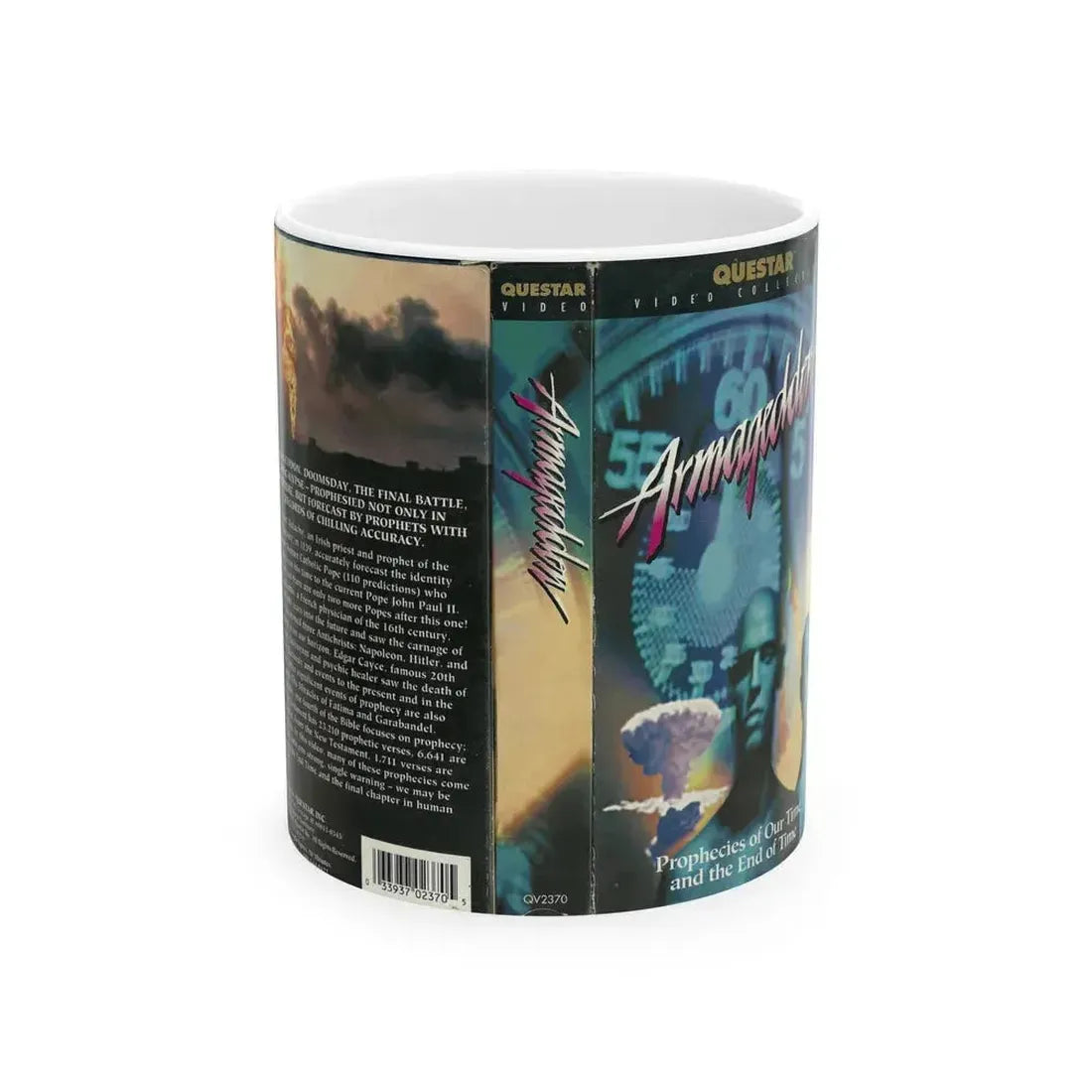 ARMAGEDDON (VHS COVER) - White Coffee Mug 11oz - Go Mug Yourself