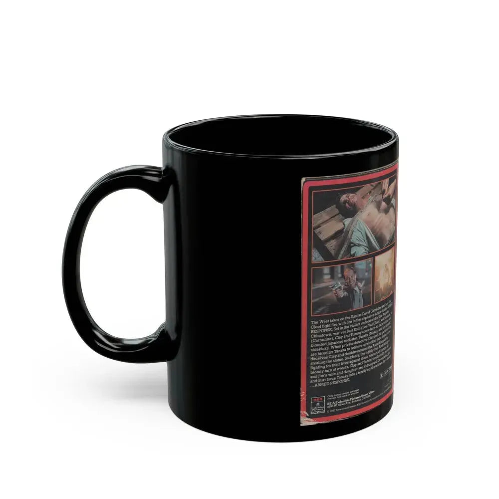 ARMED RESPONSE (VHS COVER) - Black Coffee Mug - Go Mug Yourself