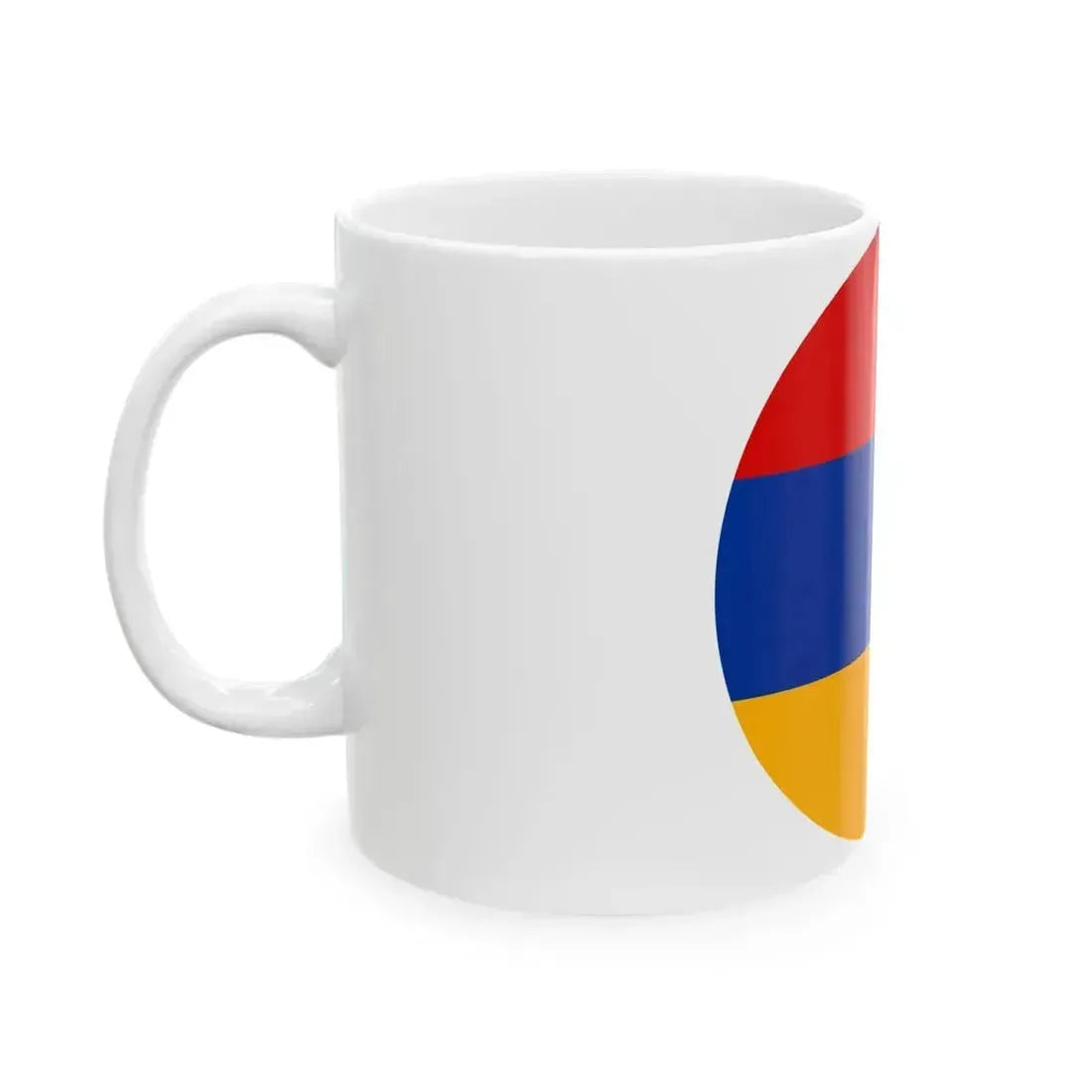 Armenian Air Force roundel (Armenia) White Coffee Mug - Go Mug Yourself