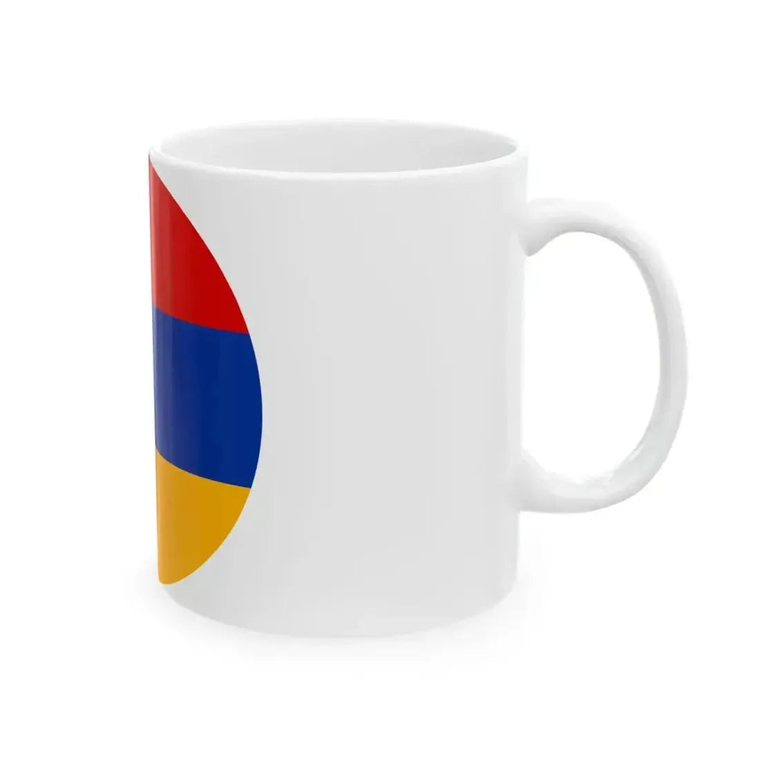 Armenian Air Force roundel (Armenia) White Coffee Mug - Go Mug Yourself