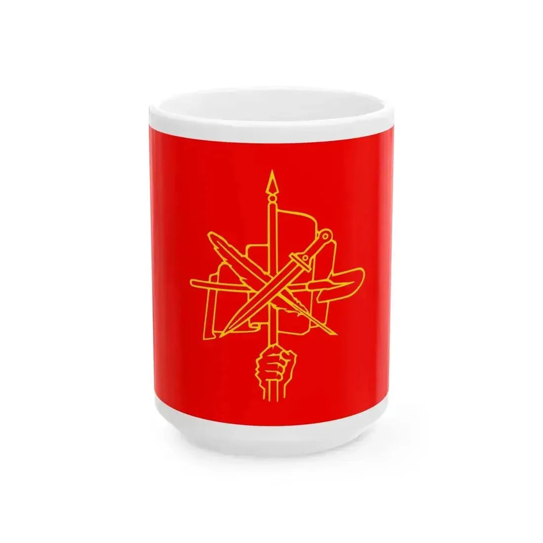Armenian Revolutionary Federation Flag (Armenia) White Coffee Mug 15oz - Go Mug Yourself