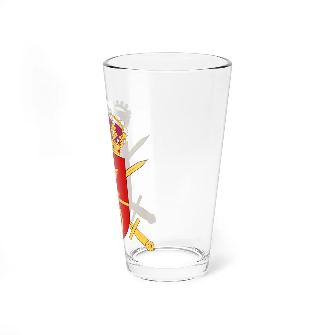 Arméns radar- och mekanikerskola vapen (Sweden) (Coat of Arms) Pint Glass 16oz - Go Mug Yourself