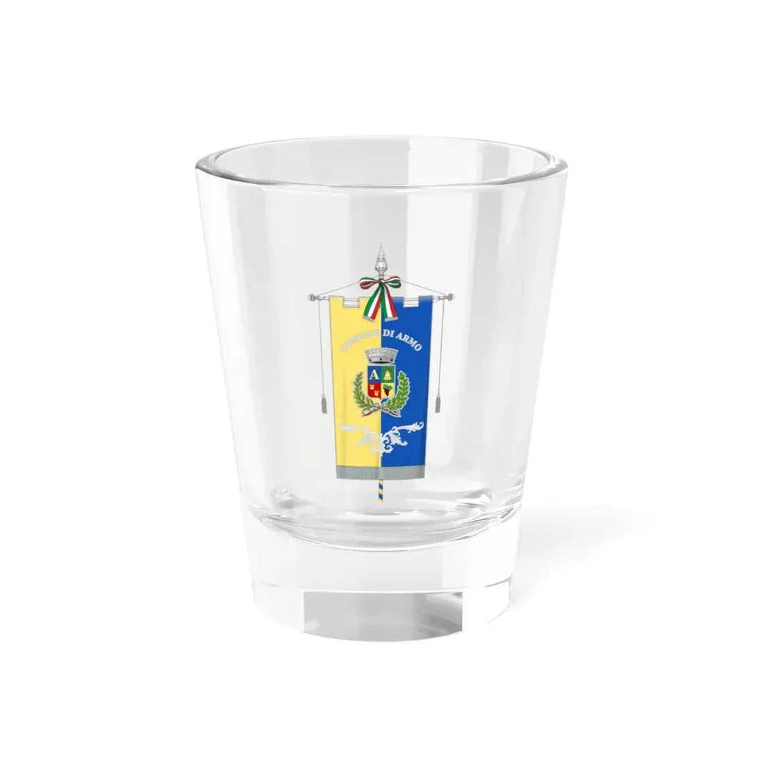 Armo Italia-Gonfalone (Italy) Shot Glass 1.5oz 1.5oz - Go Mug Yourself