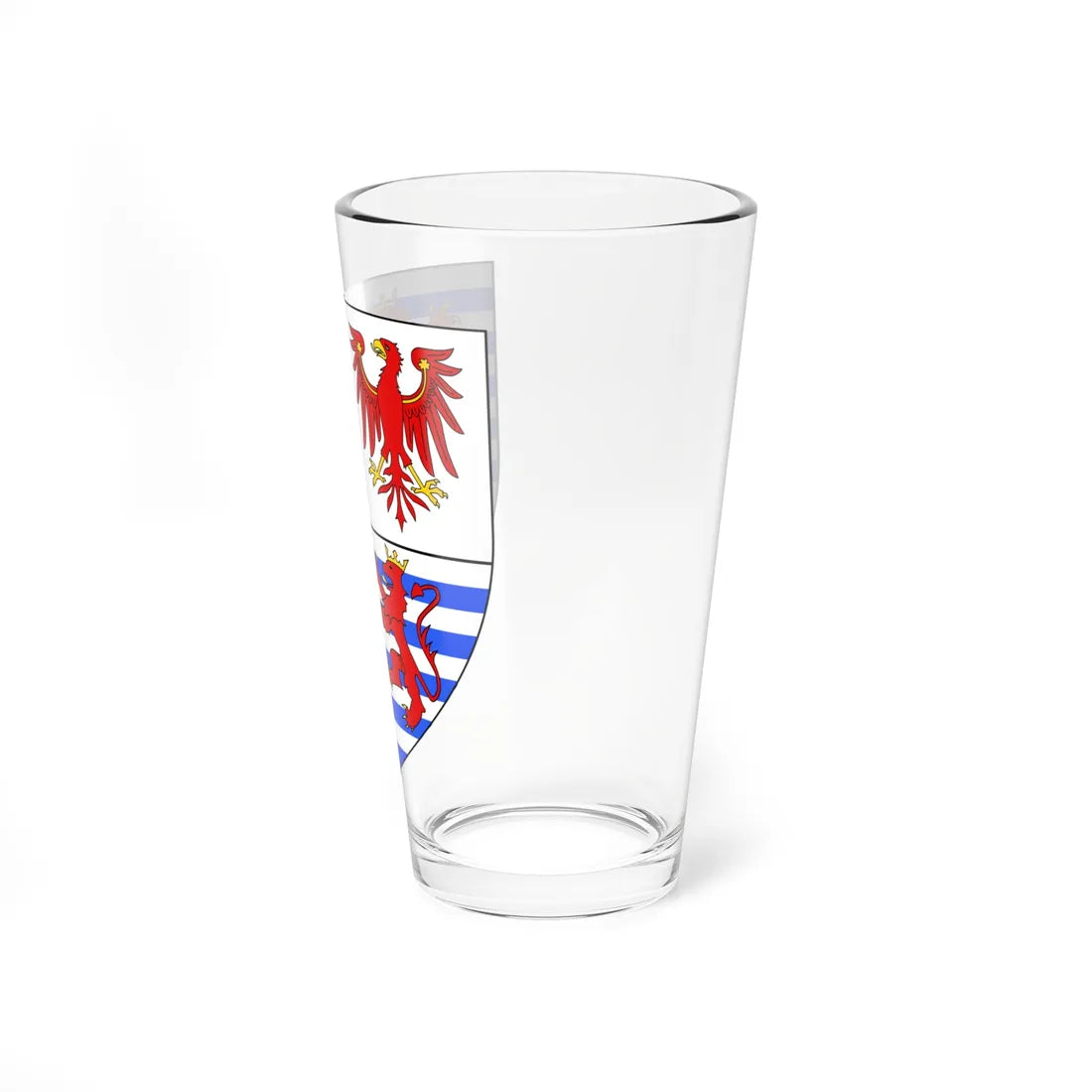 Armoiries Josse de Luxembourg (Czech Republic) (Coat of Arms) Pint Glass 16oz - Go Mug Yourself