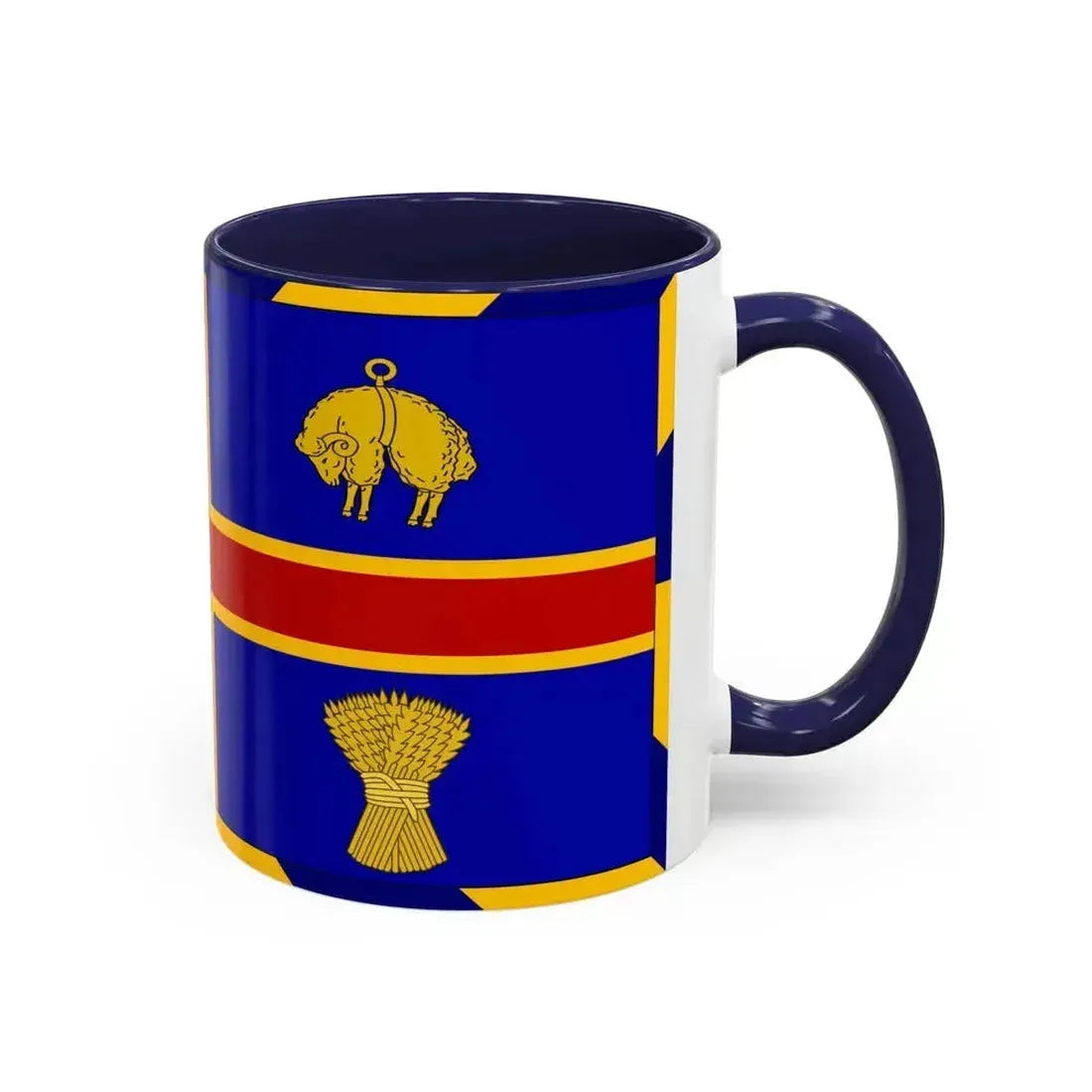 Armorial Flag of the City of Adelaide Australia - Accent Coffee Mug - Go Mug Yourself