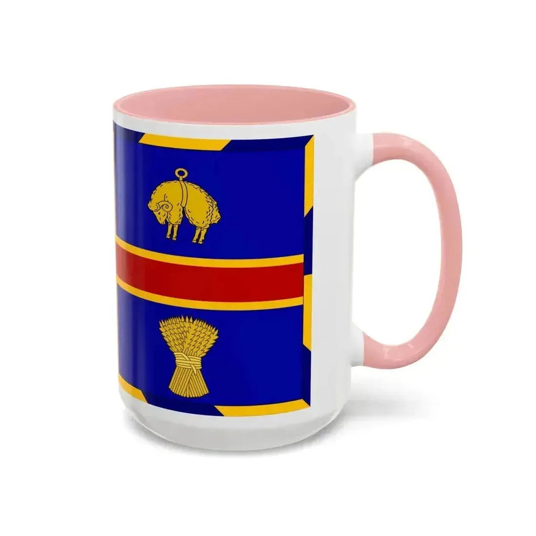 Armorial Flag of the City of Adelaide Australia - Accent Coffee Mug - Go Mug Yourself