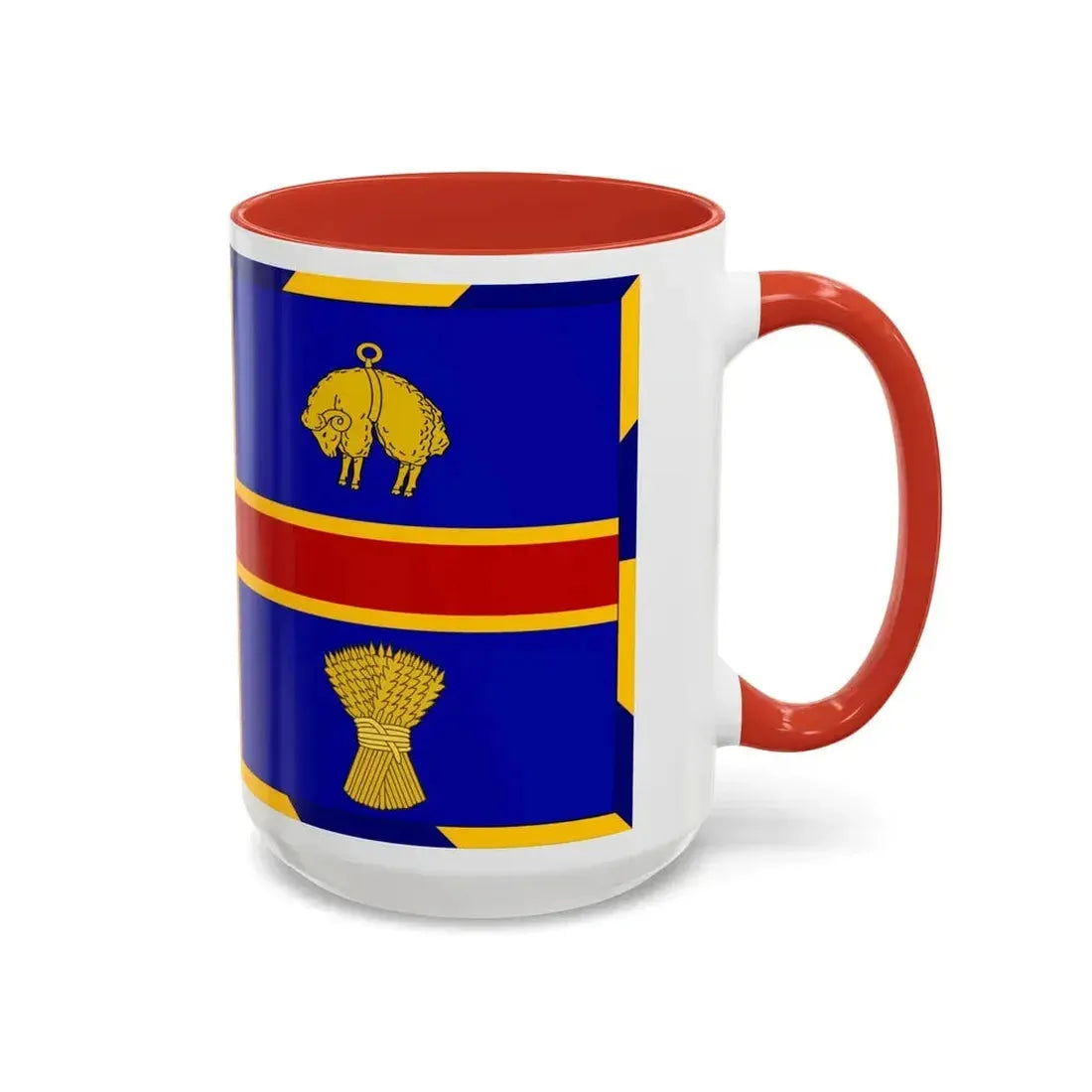 Armorial Flag of the City of Adelaide Australia - Accent Coffee Mug - Go Mug Yourself