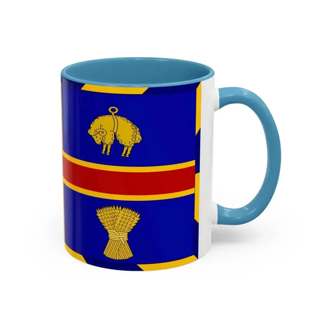 Armorial Flag of the City of Adelaide Australia - Accent Coffee Mug - Go Mug Yourself