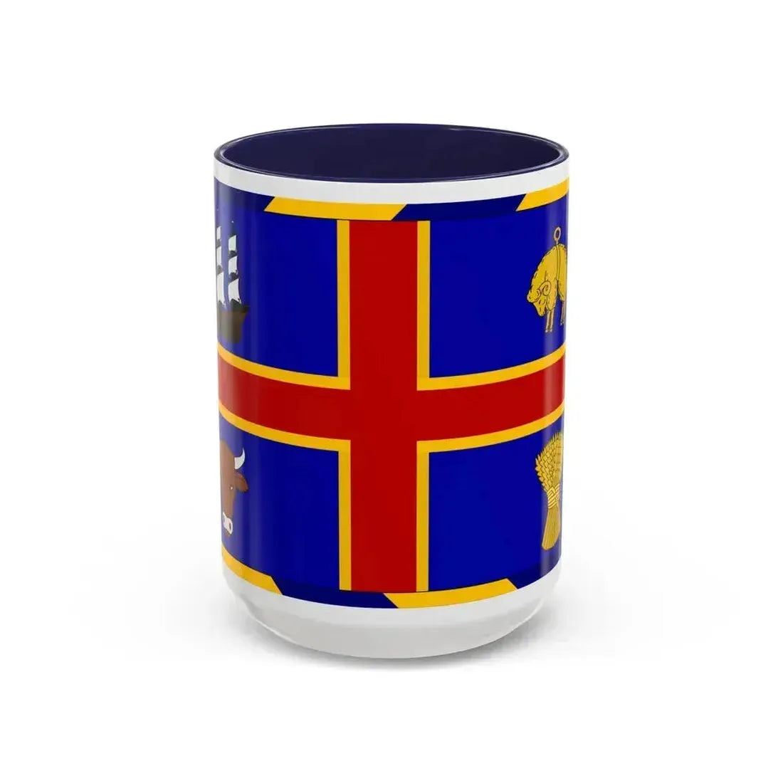Armorial Flag of the City of Adelaide Australia - Accent Coffee Mug - Go Mug Yourself
