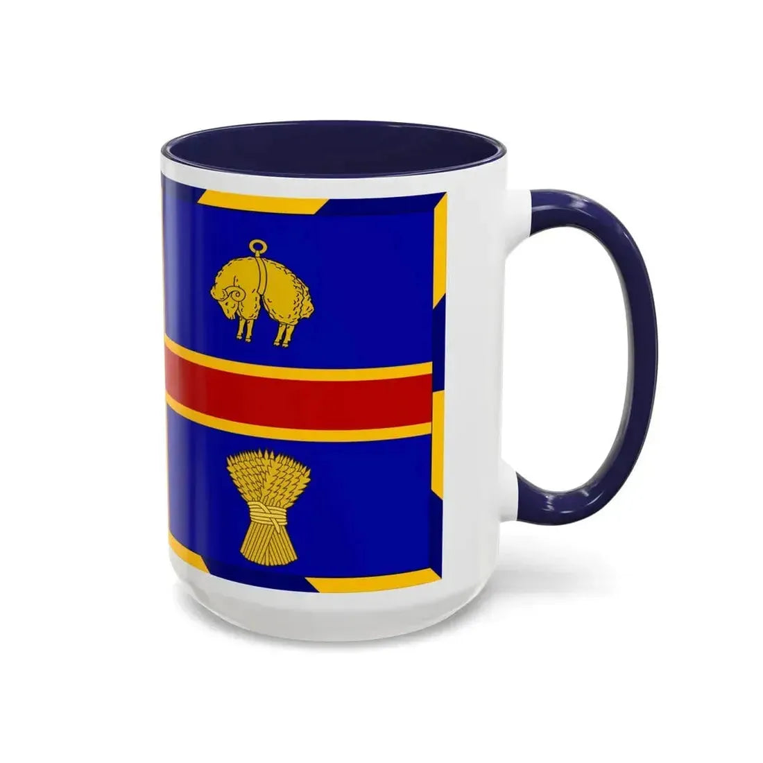 Armorial Flag of the City of Adelaide Australia - Accent Coffee Mug - Go Mug Yourself