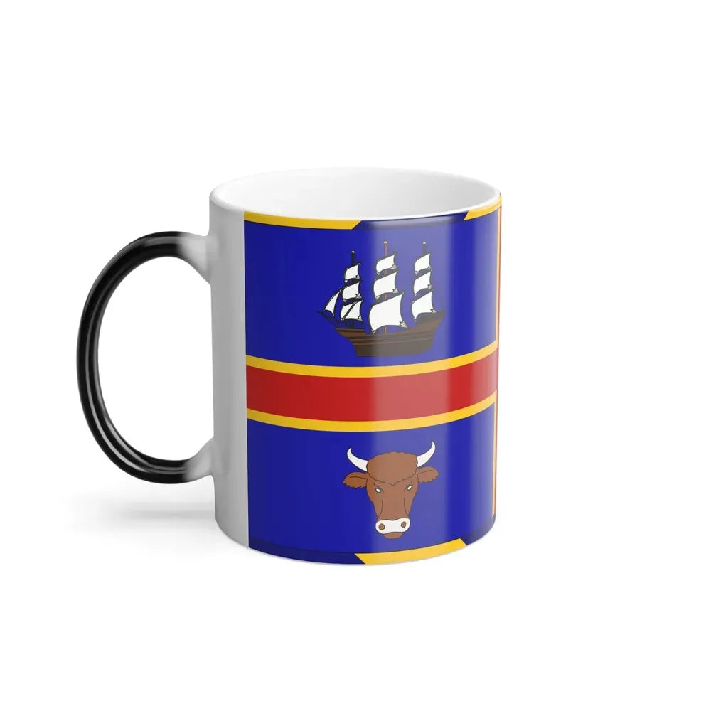 Armorial Flag of the City of Adelaide Australia - Color Changing Coffee Mug - Go Mug Yourself