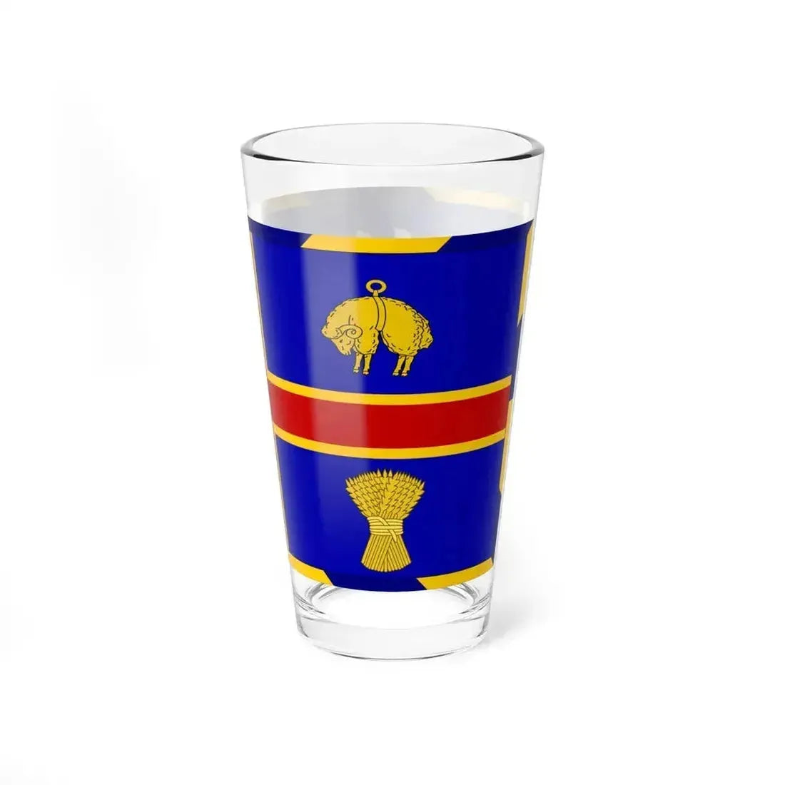 Armorial Flag of the City of Adelaide Australia - Pint Glass 16oz - Go Mug Yourself