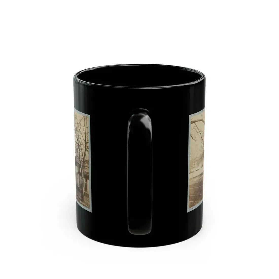 Armory Square Hospital, Washington, D.C. 002 (U.S. Civil War) Black Coffee Mug - Go Mug Yourself