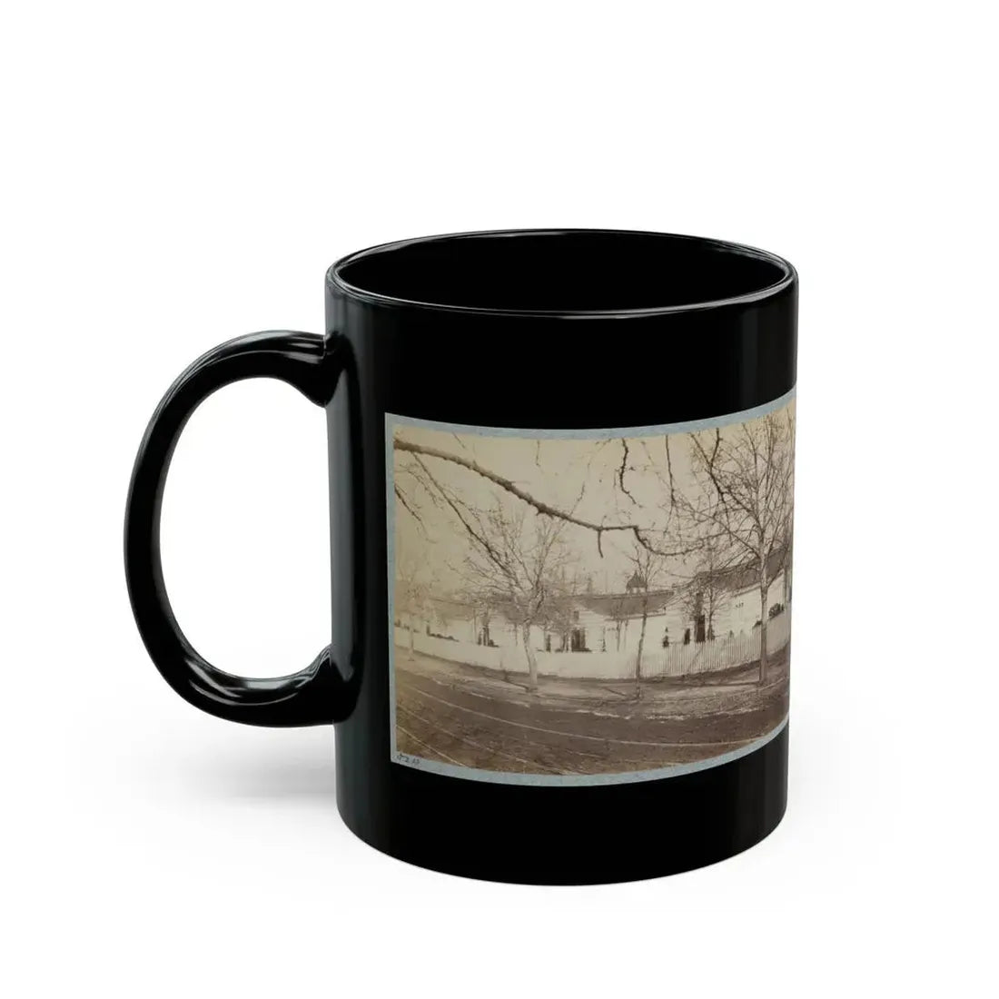 Armory Square Hospital, Washington, D.C. 002 (U.S. Civil War) Black Coffee Mug - Go Mug Yourself