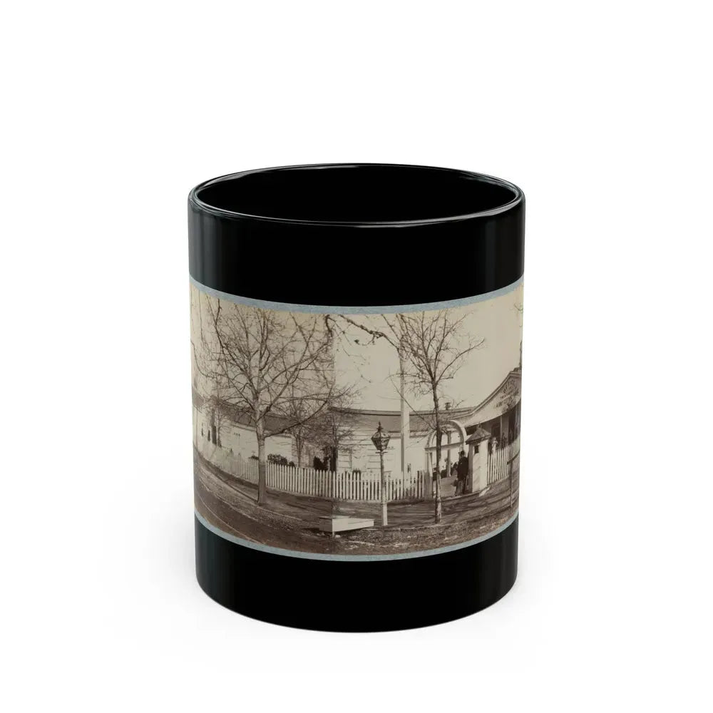 Armory Square Hospital, Washington, D.C. 002 (U.S. Civil War) Black Coffee Mug - Go Mug Yourself