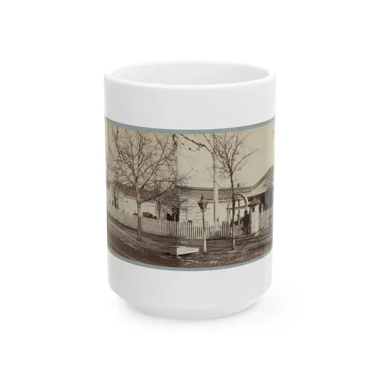 Armory Square Hospital, Washington, D.C. 002 (U.S. Civil War) White Coffee Mug 15oz - Go Mug Yourself