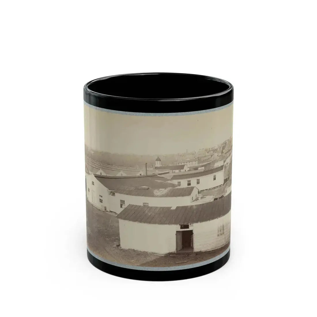 Armory Square Hospital, Washington, D.C. 003 (U.S. Civil War) Black Coffee Mug 11oz - Go Mug Yourself
