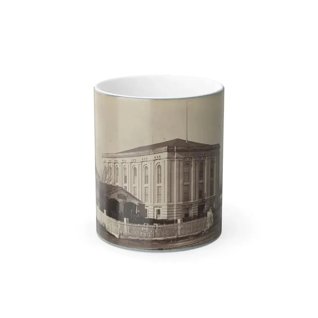 Armory Square Hospital, Washington, D.C. 004 (U.S. Civil War) Color Changing Coffee Mug 11oz Default Title 11oz - Go Mug Yourself
