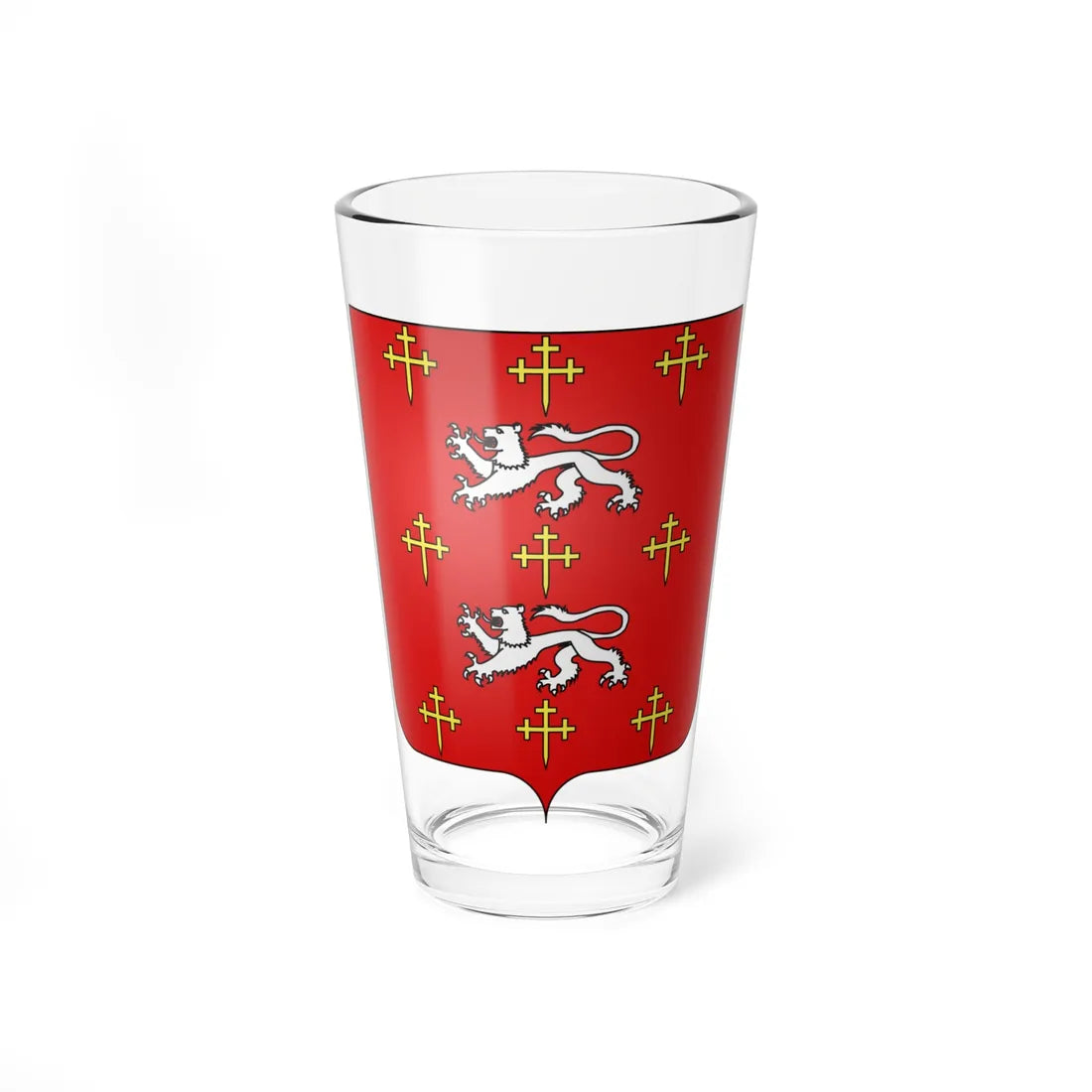 Arms of Acton (Italy) (Coat of Arms) Pint Glass 16oz 16oz - Go Mug Yourself