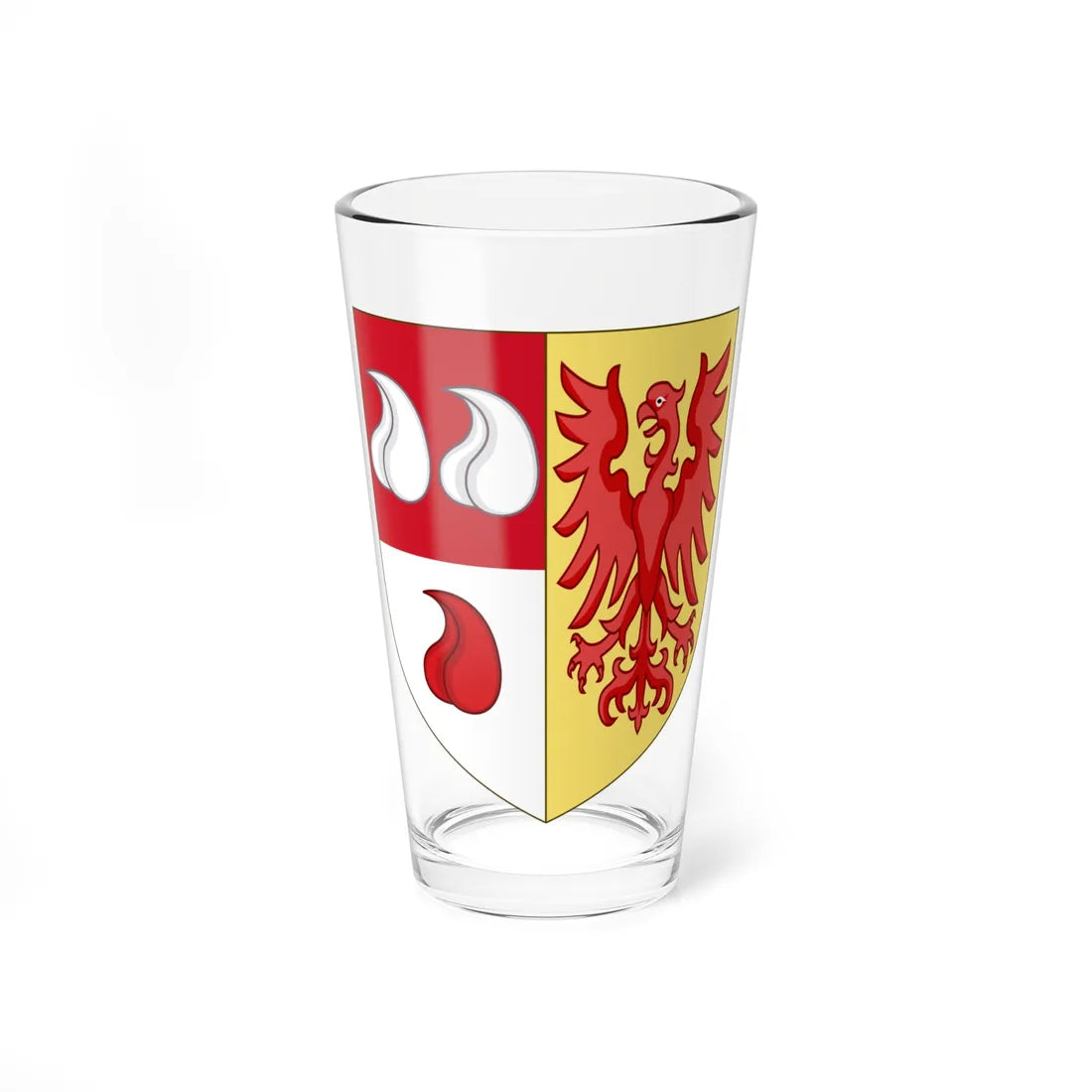 Arms of Alessandro Martinengo Colleoni (Italy) (Coat of Arms) Pint Glass 16oz 16oz - Go Mug Yourself
