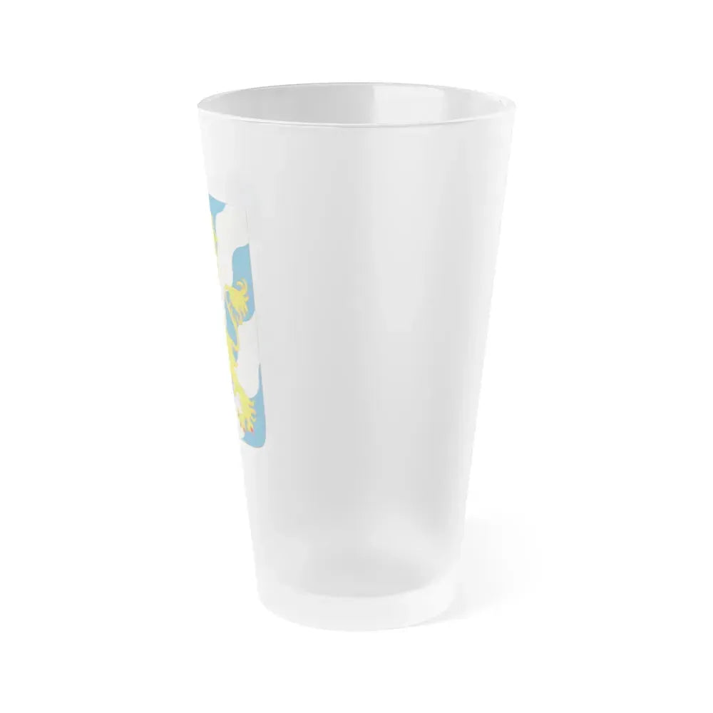 Arms of Bjelbo - Frosted Pint Glass 16oz - Go Mug Yourself