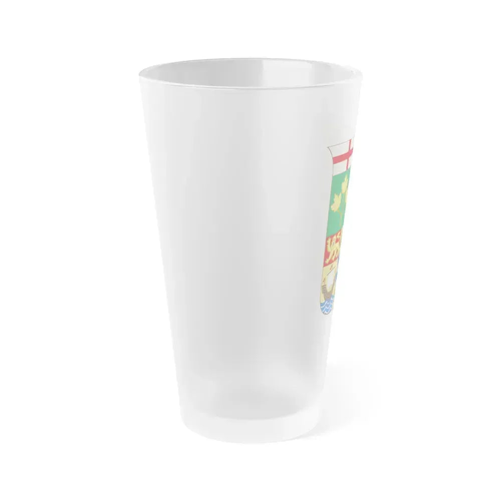 Arms of Canada 1870 - Frosted Pint Glass 16oz - Go Mug Yourself