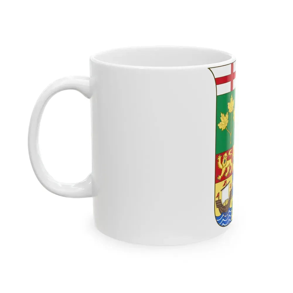 Arms of Canada 1870 - White Coffee Mug - Go Mug Yourself