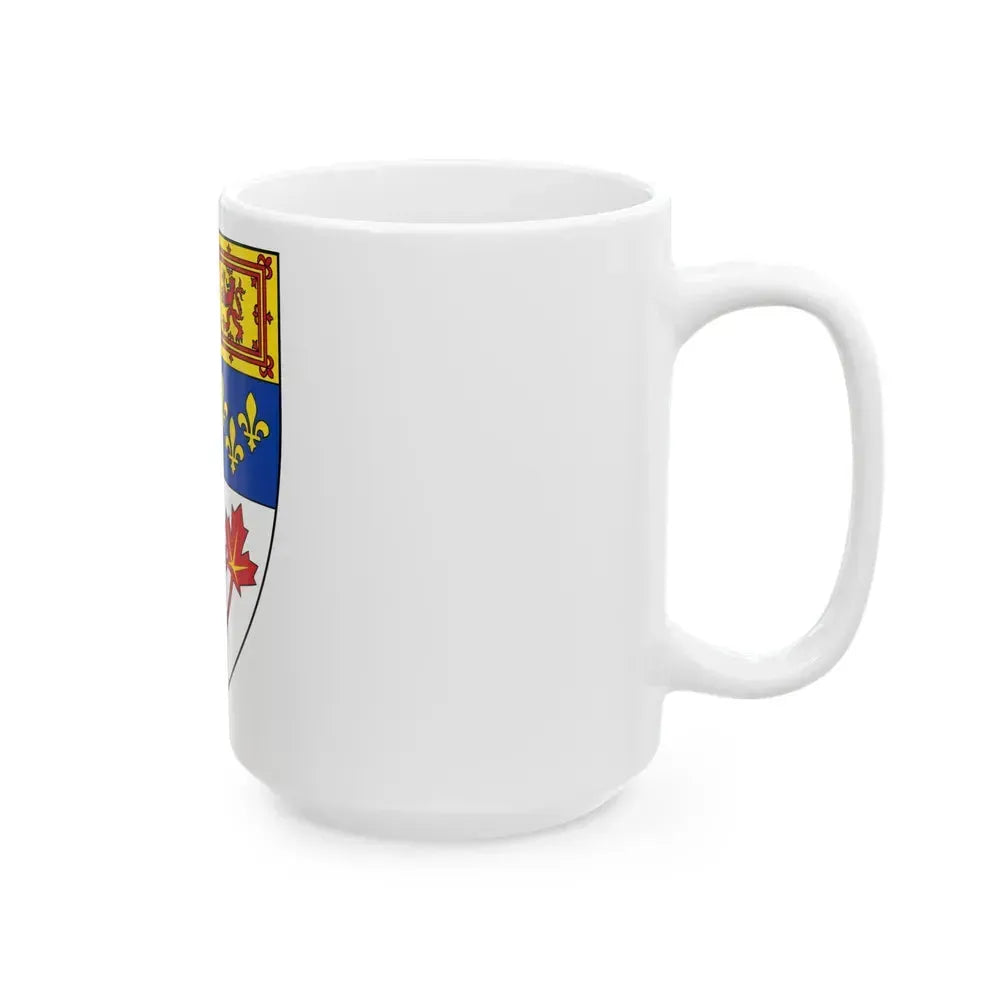 Arms of Canada (shield) - White Coffee Mug - Go Mug Yourself