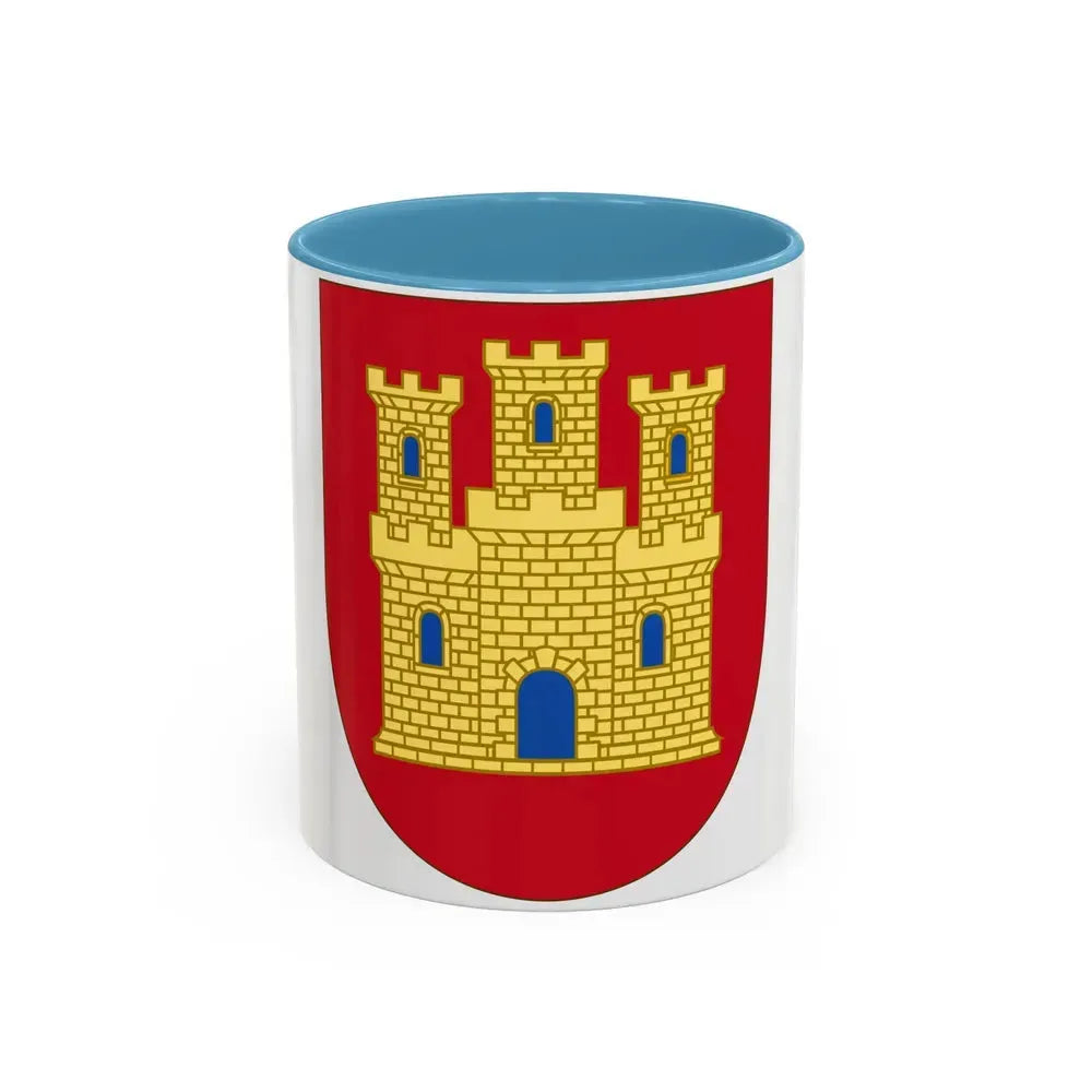 Arms of Castile - Accent Coffee Mug 11oz Light Blue - Go Mug Yourself