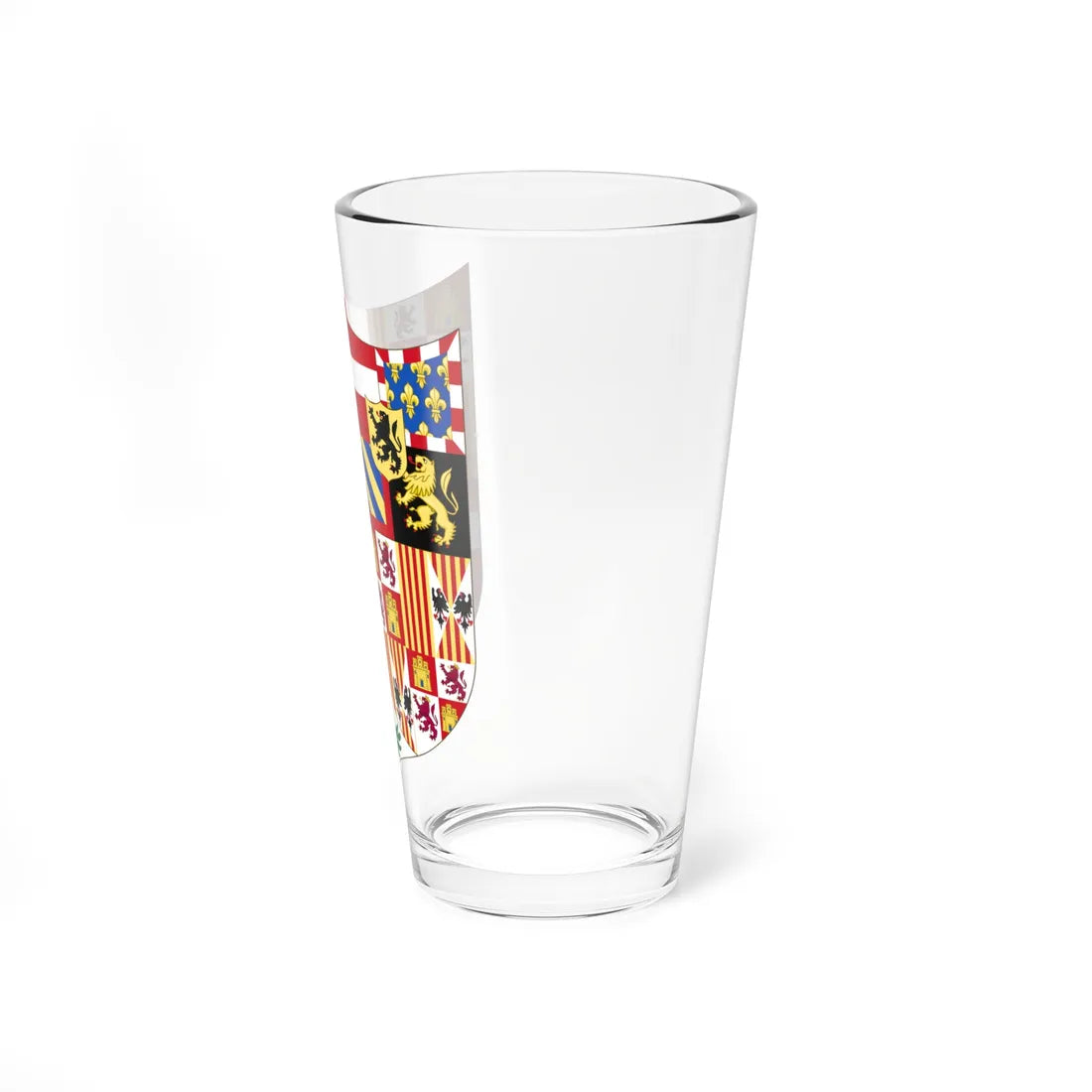 Arms of Charles I of Spain 1516-1518 (Spain) (Coat of Arms) Pint Glass 16oz - Go Mug Yourself