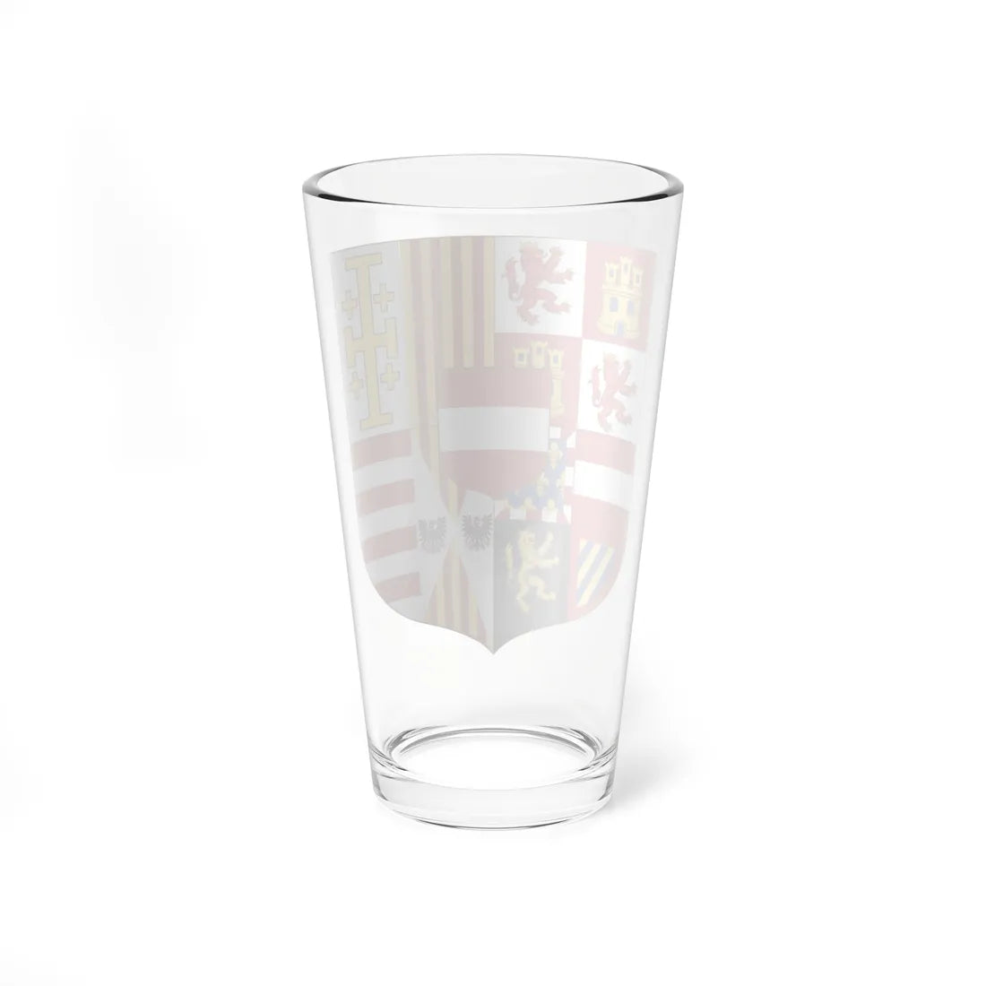 Arms of Charles VI of Austria as Monarch of Naples and Sicily (Italy) (Coat of Arms) Pint Glass 16oz - Go Mug Yourself