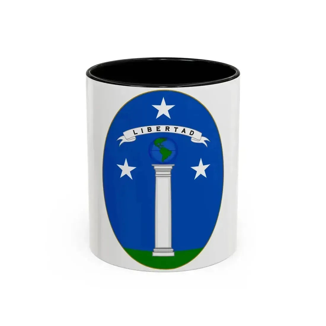 Arms of Chile (1819-1834) - Accent Coffee Mug 11oz Black - Go Mug Yourself