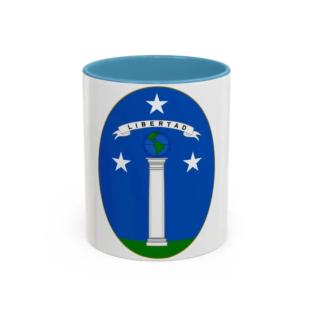 Arms of Chile (1819-1834) - Accent Coffee Mug 11oz Light Blue - Go Mug Yourself